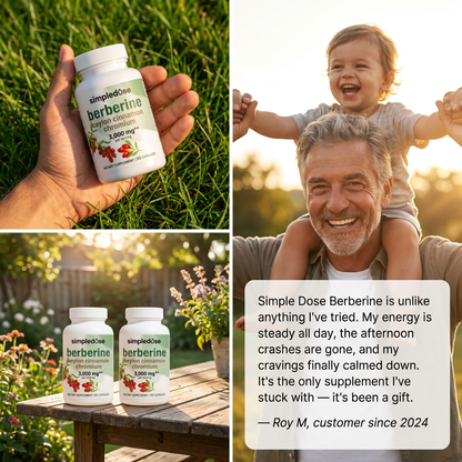 Pure Berberine — 3000mg High Potency Capsules